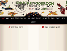 Tablet Screenshot of knockengorroch.org.uk